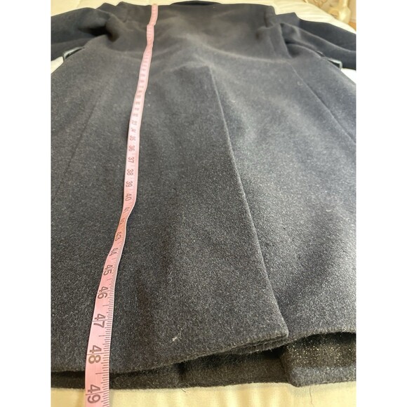 Dorchester Burkhardt’s Cashmere Blend Men's 3 Button Dark Gray Trench Coat 44L - Picture 11 of 14